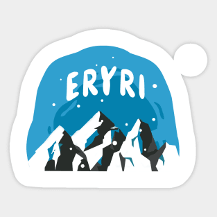 eryri Sticker